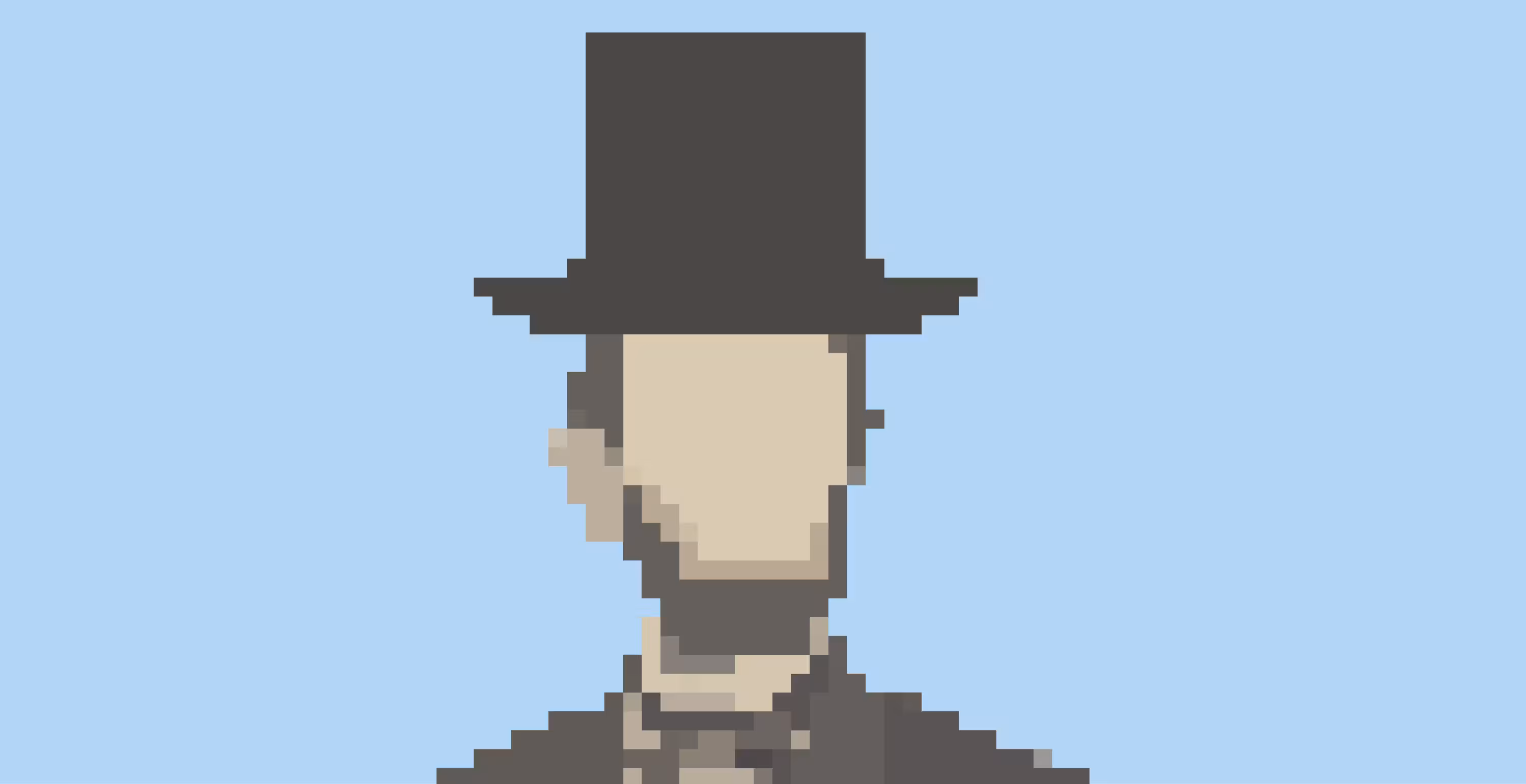 Animated image of a person wearing a hat