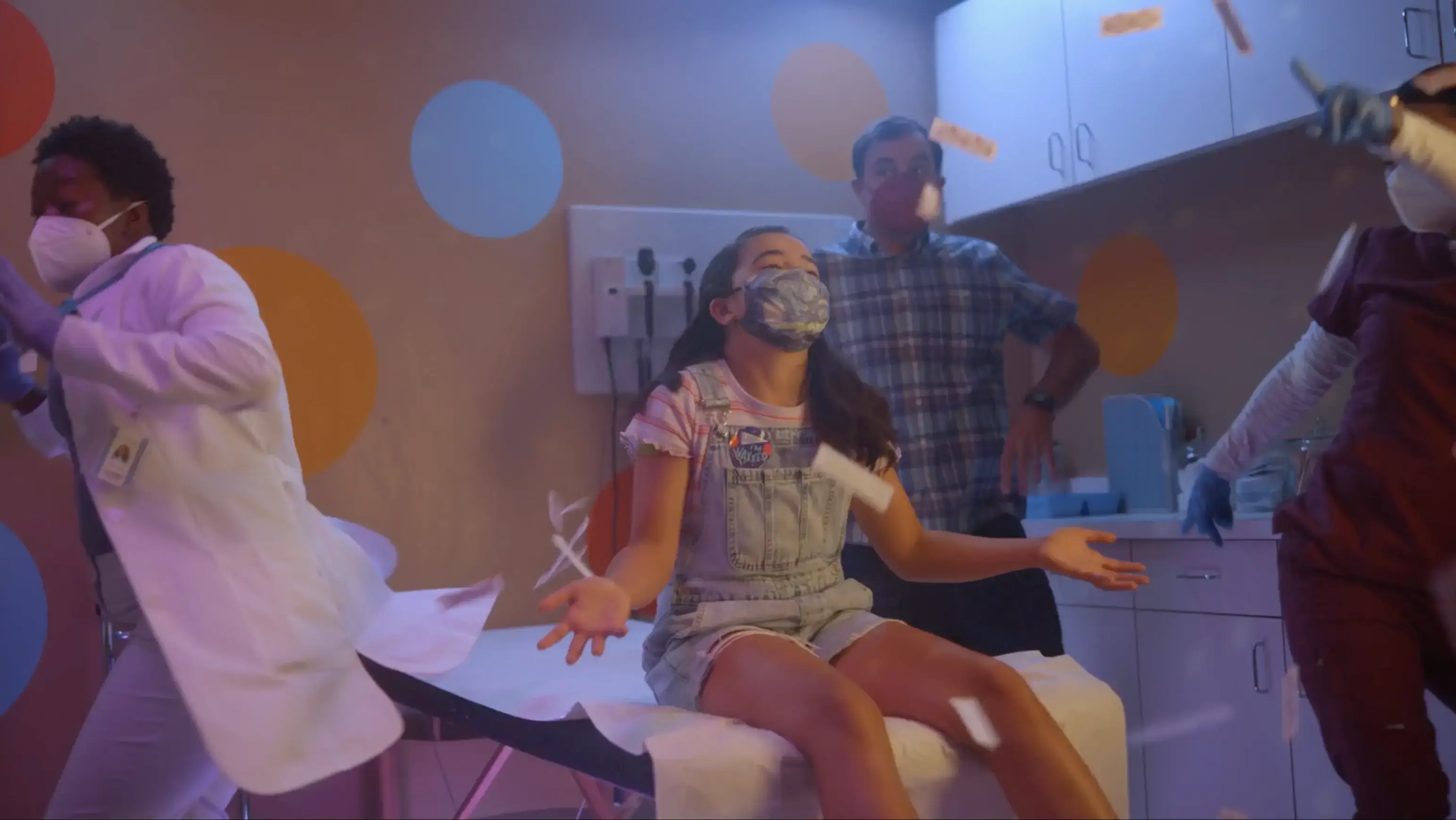People receiving a vaccine dose